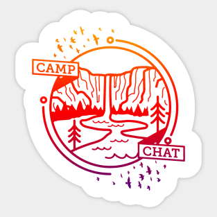 camp chat Sticker